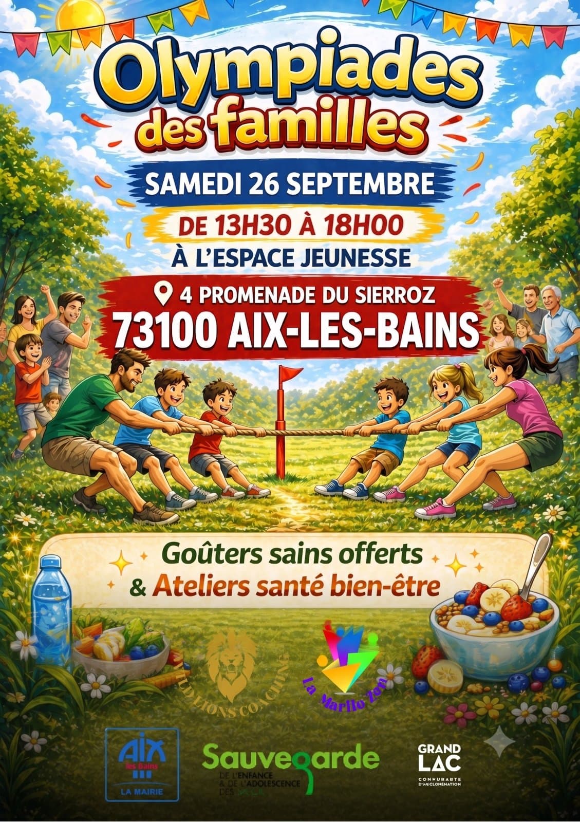 Affiche de l'événement Les Olympiades des Familles